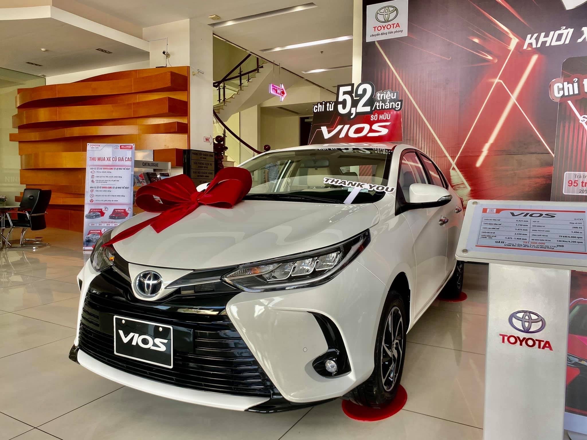 Toyota Việt Nam triển khai ưu đãi cho khách hàng mua Vios tháng 11/2022